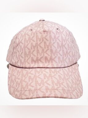 Michael Kors Blush  MK Monogram Baseball Cap. New With Tags.